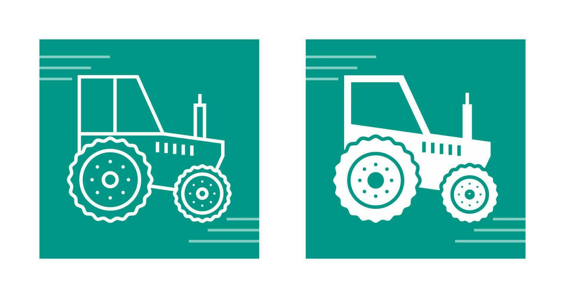 icono de vector de tractor