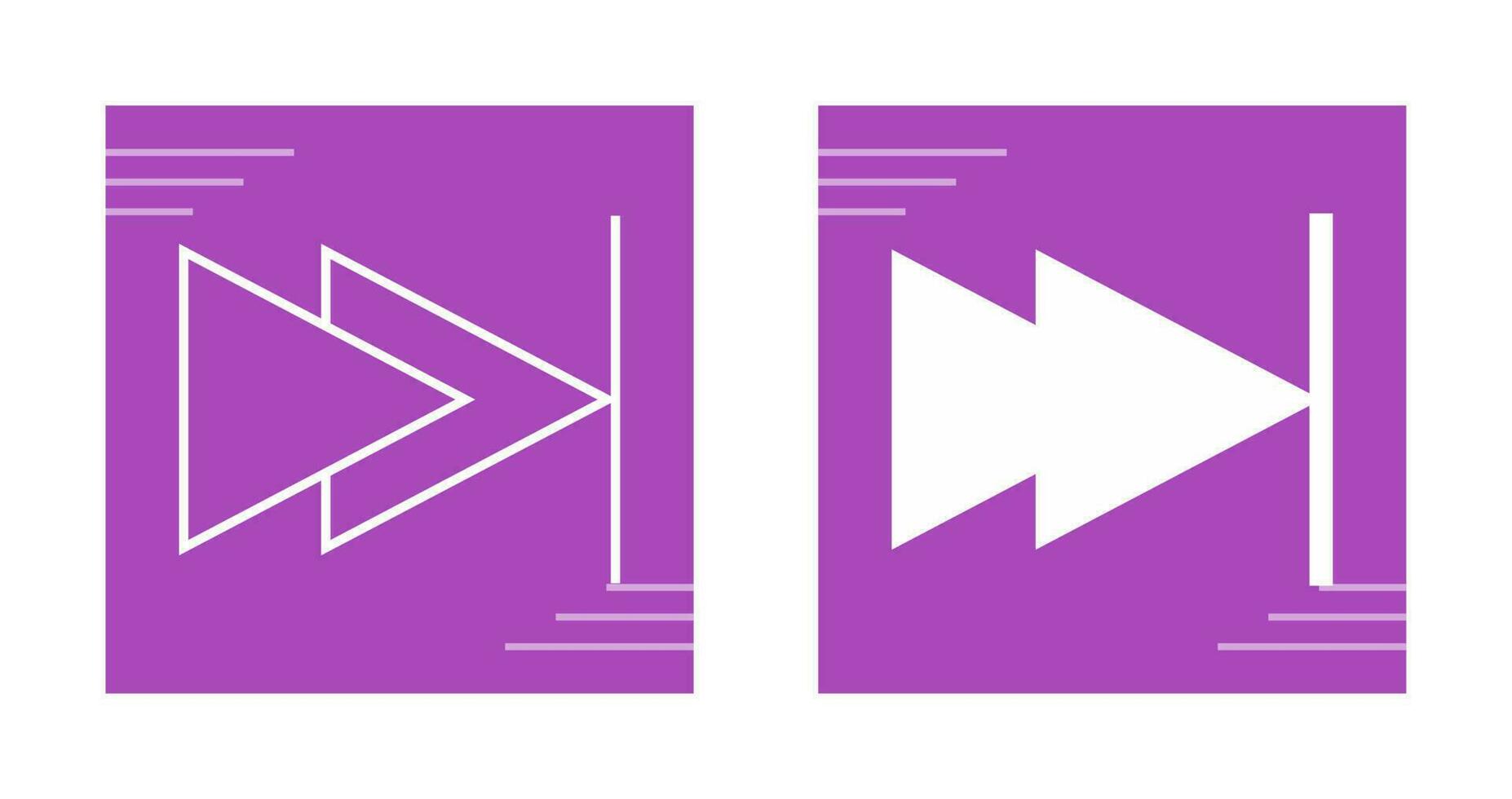 Move to End Vector Icon