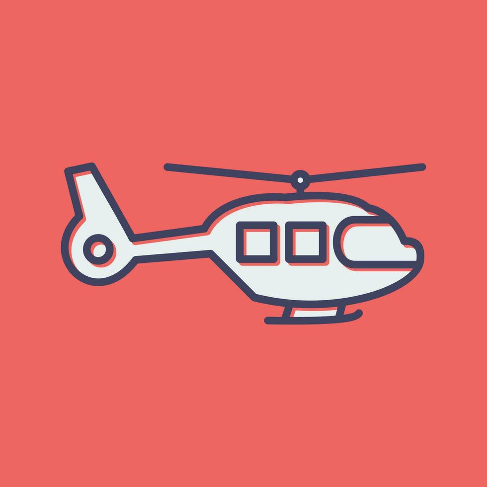 Helicopter Vector icon