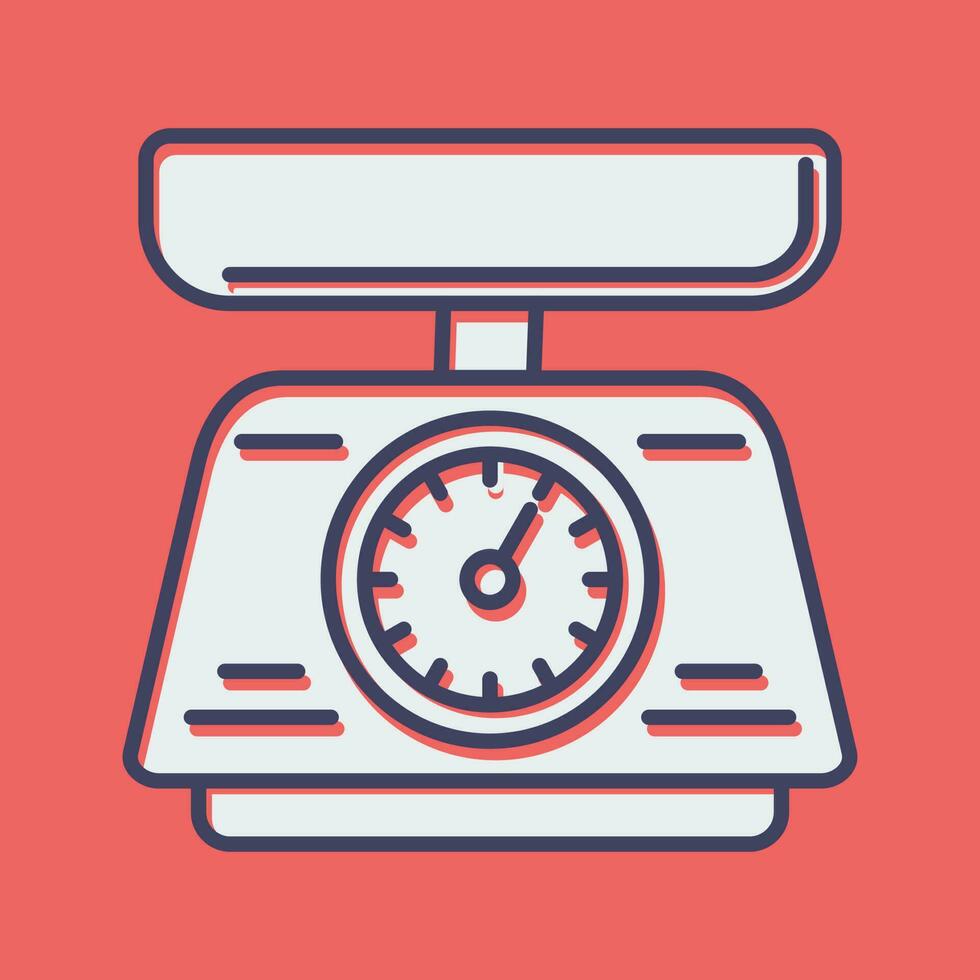 Weight Scale Vector icon