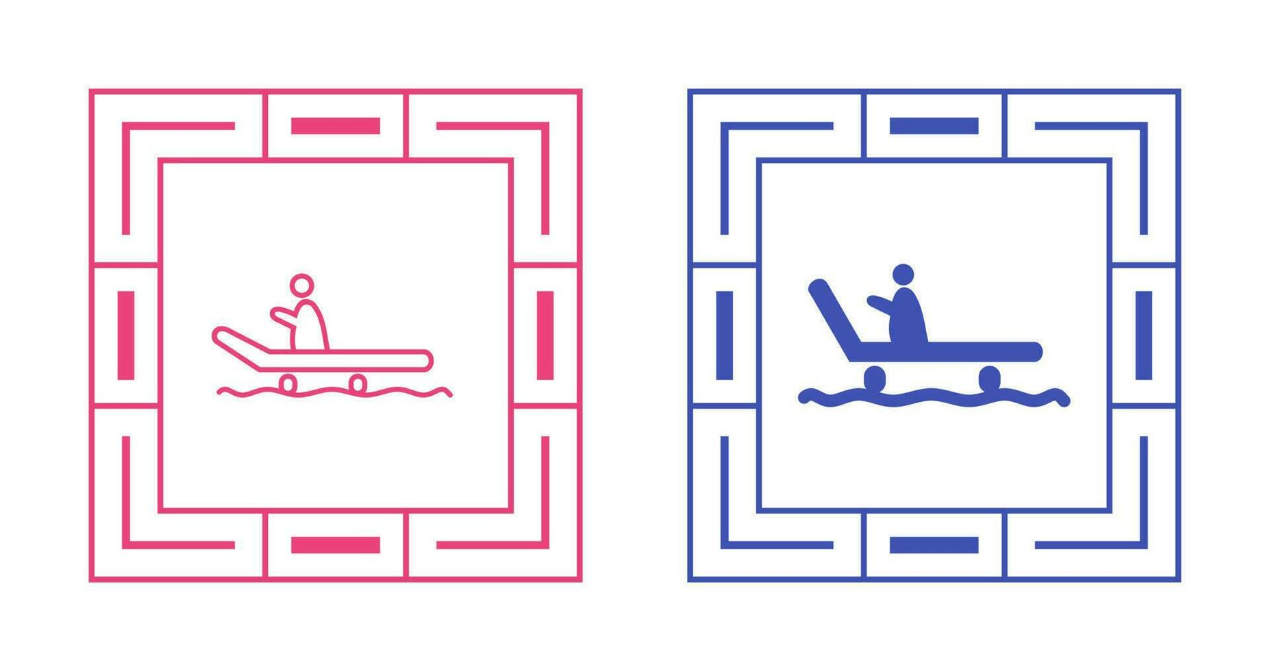 Riding Sled Vector Icon