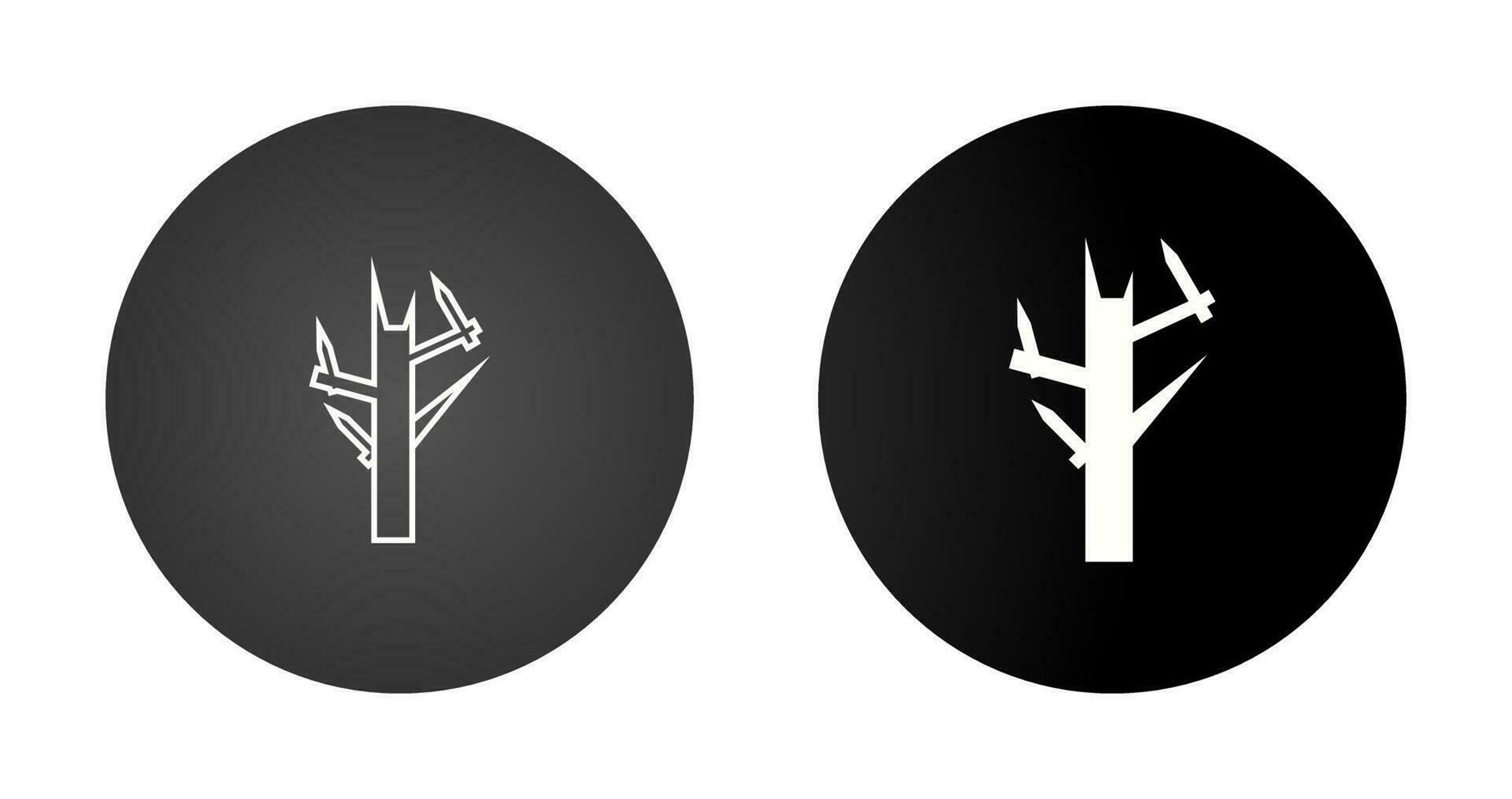 Tree with no leaves Vector Icon