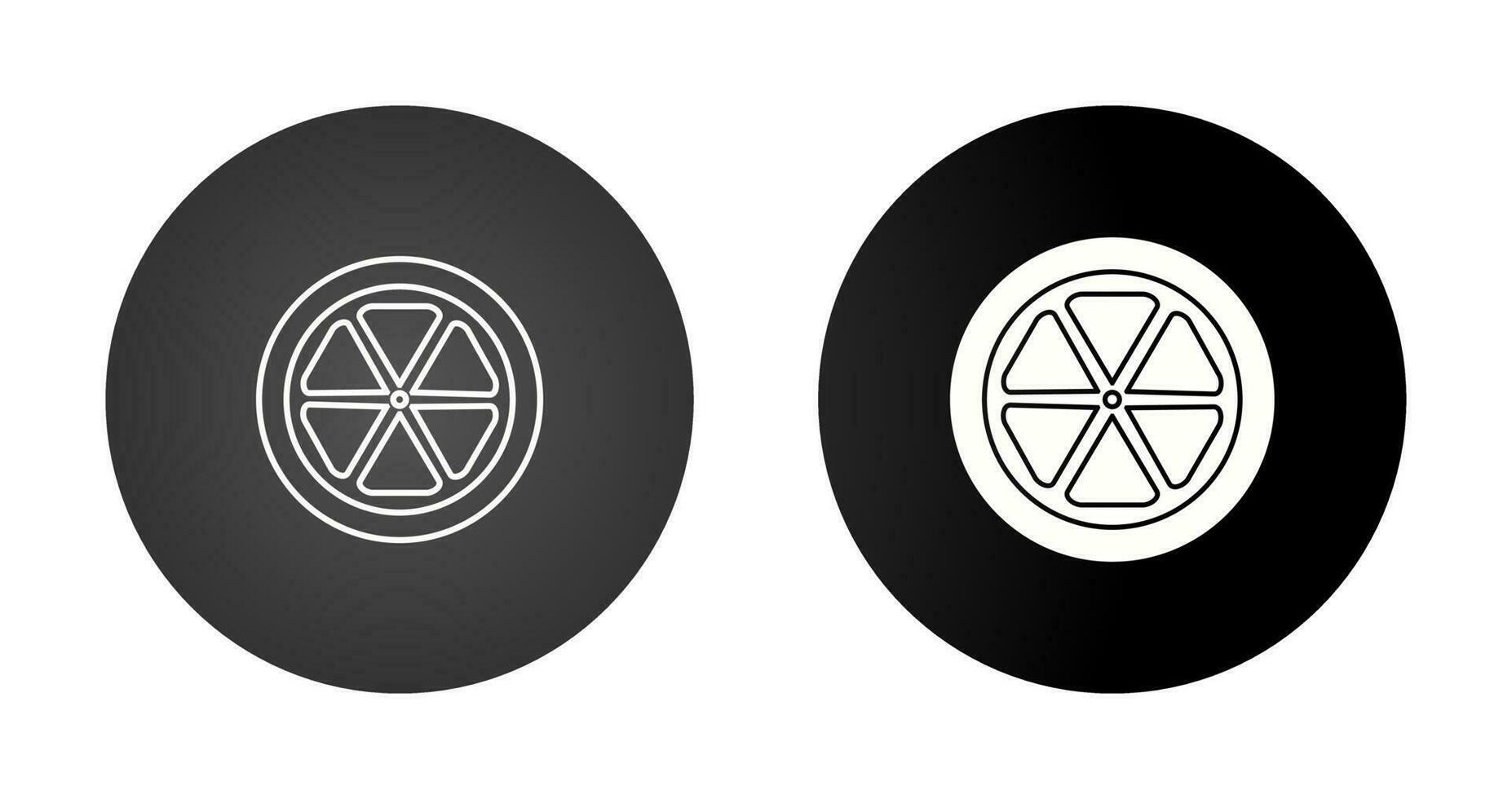 Orange slice Vector Icon