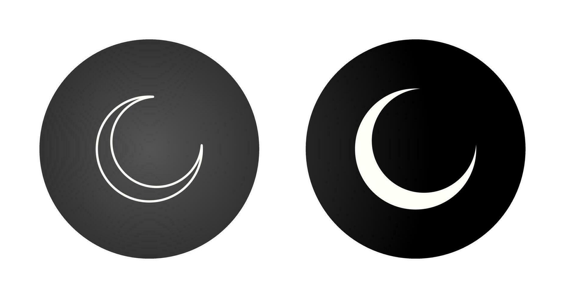 New Moon Vector Icon