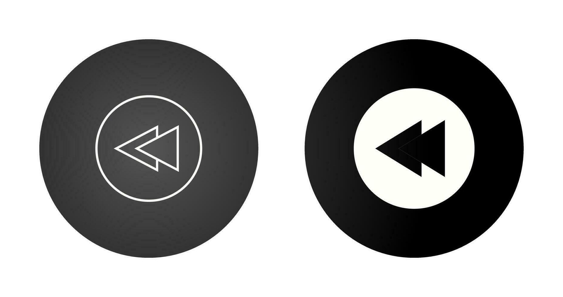 Previous Track Vector Icon