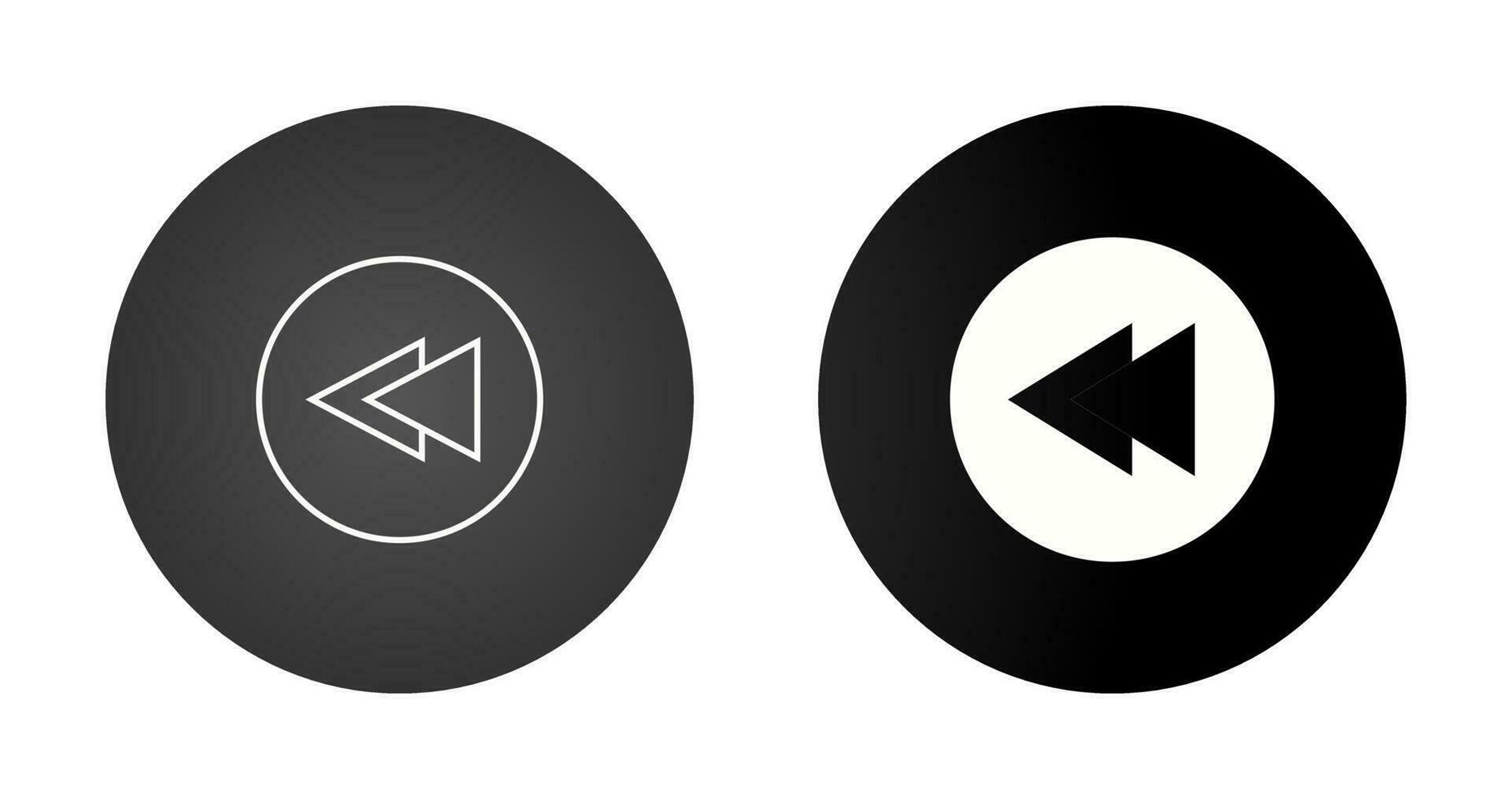 Previous Track Vector Icon