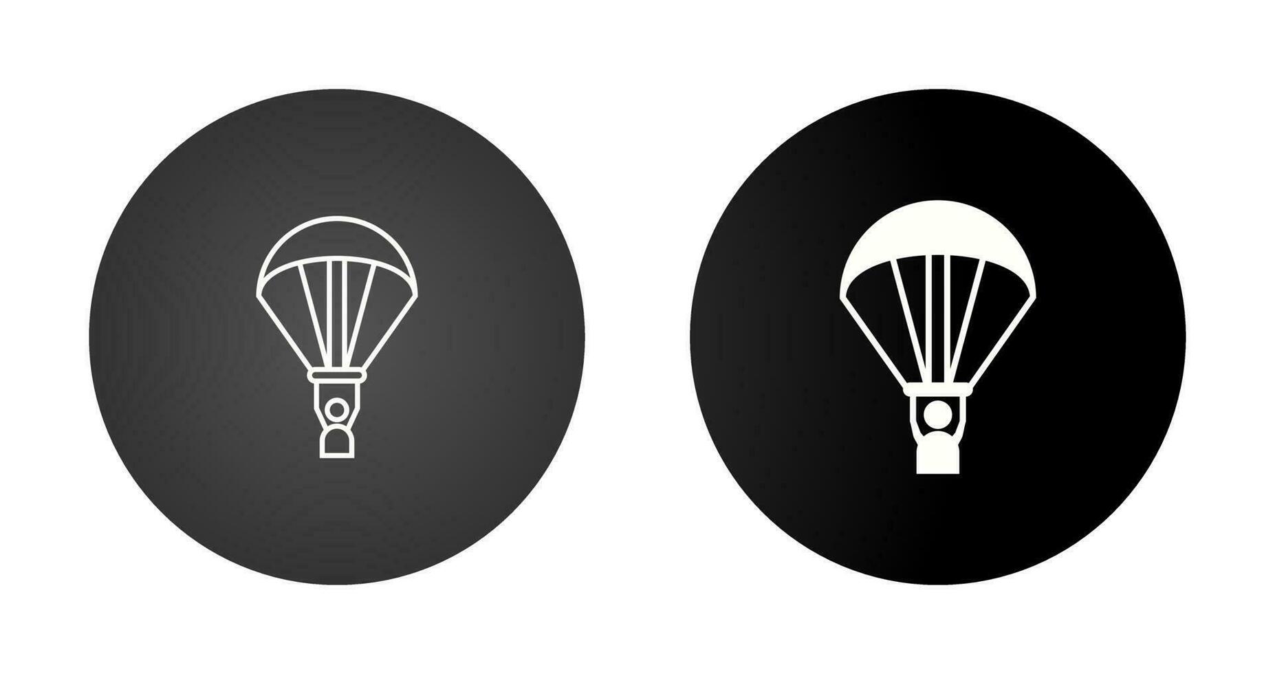 Paragliding Vector Icon
