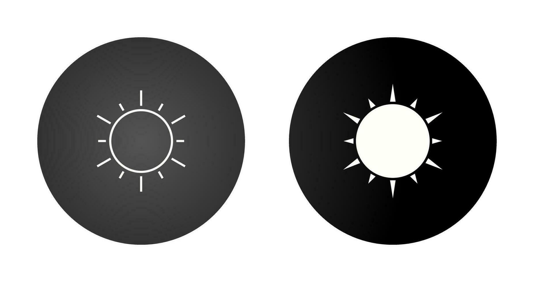 icono de vector de sol