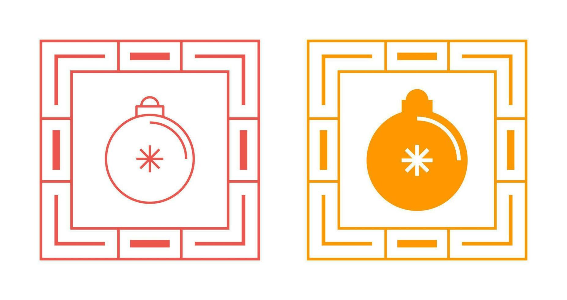 Christmas Ball Vector Icon