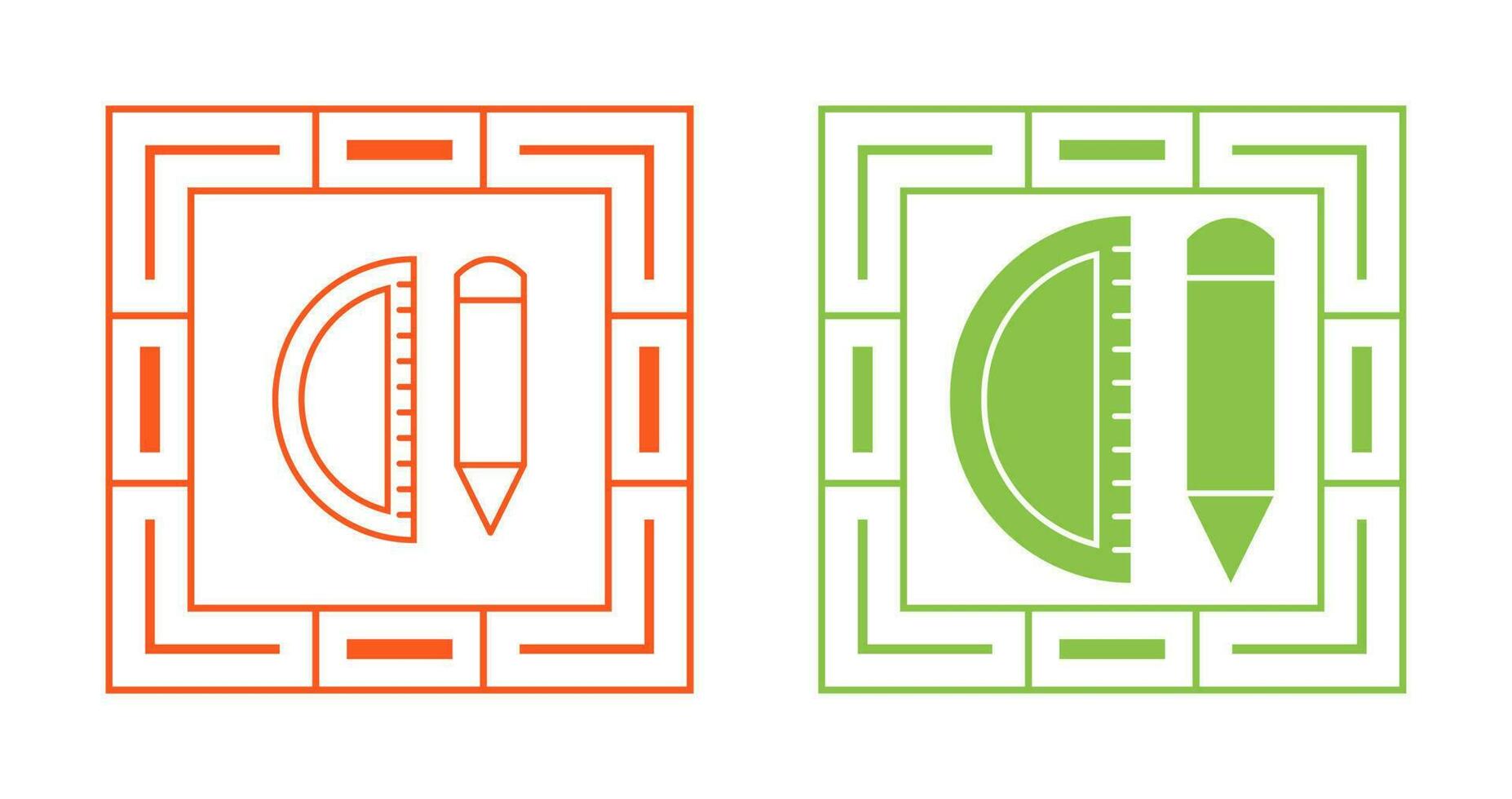 Geometry Tools Vector Icon