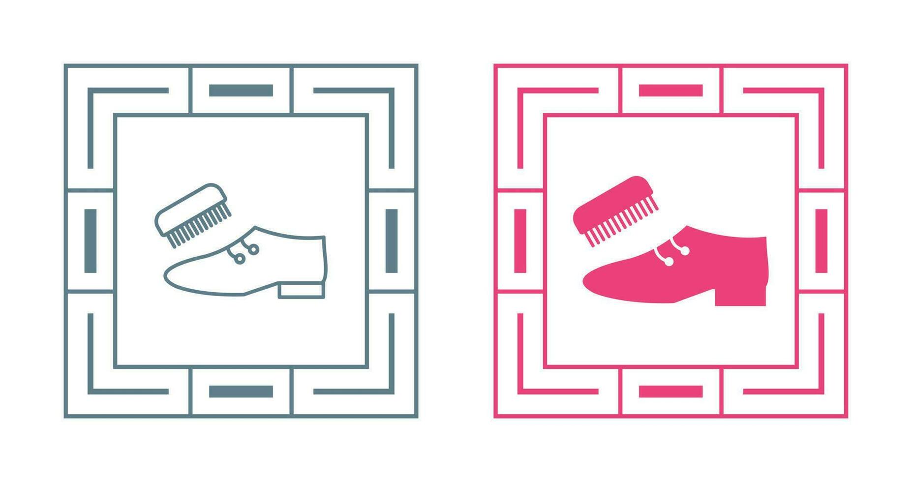 Shoe Polishing Vector Icon