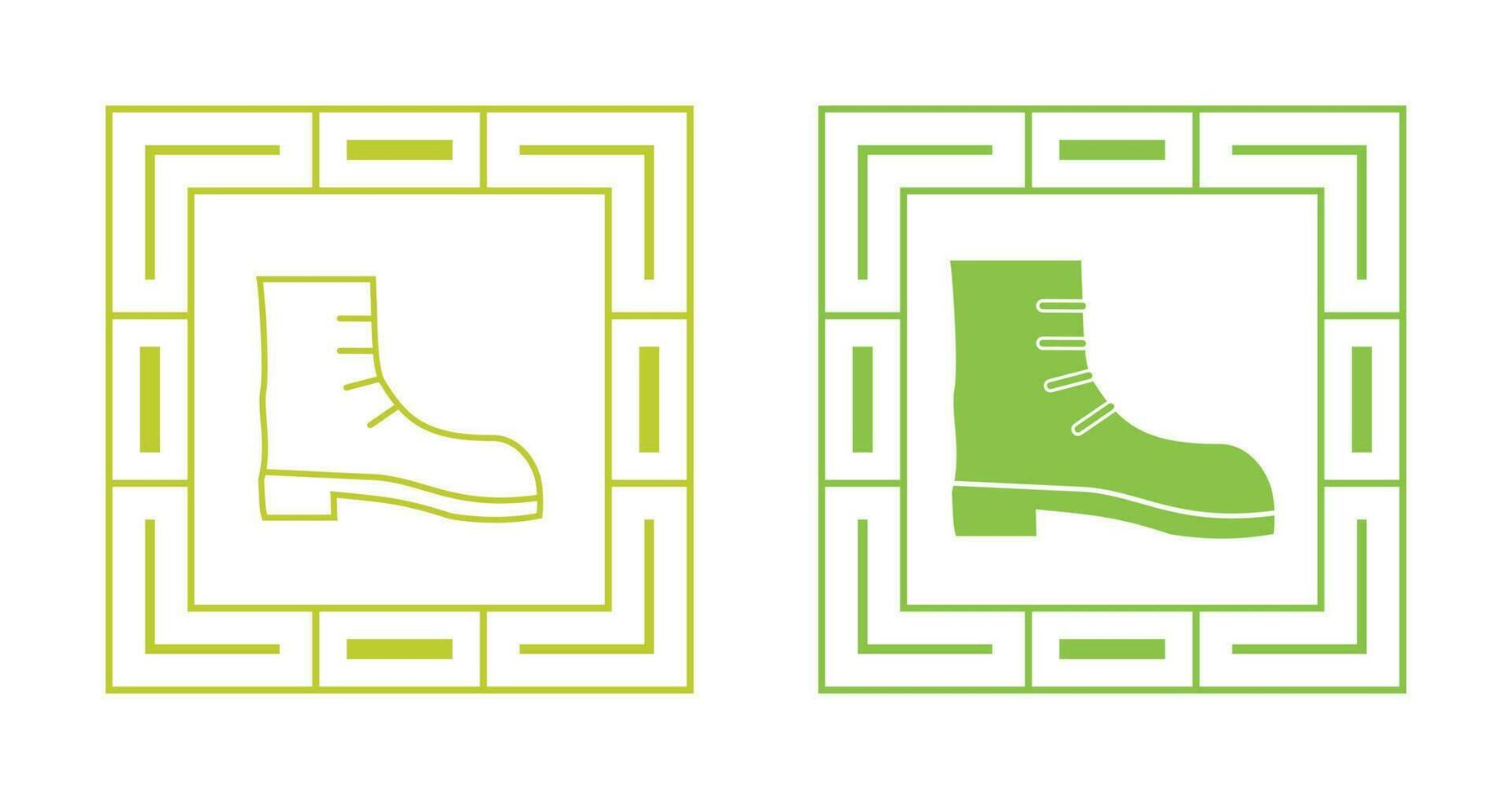 Camping Boot Vector Icon