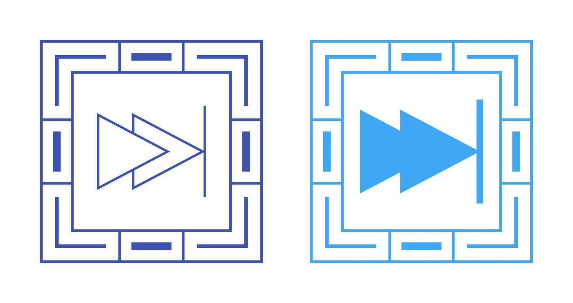 Move to End Vector Icon