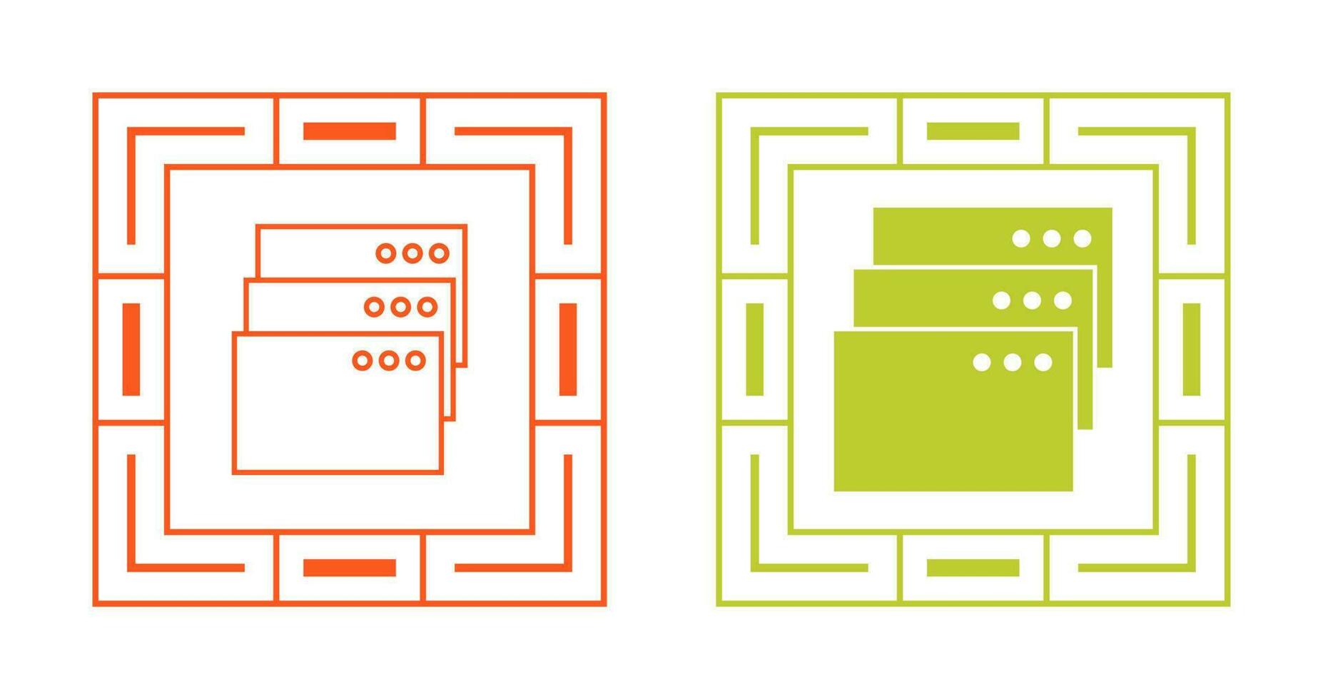 Tabs Vector Icon