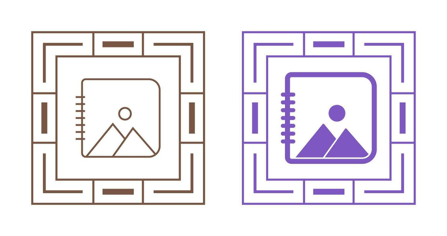 Photos Album Vector Icon