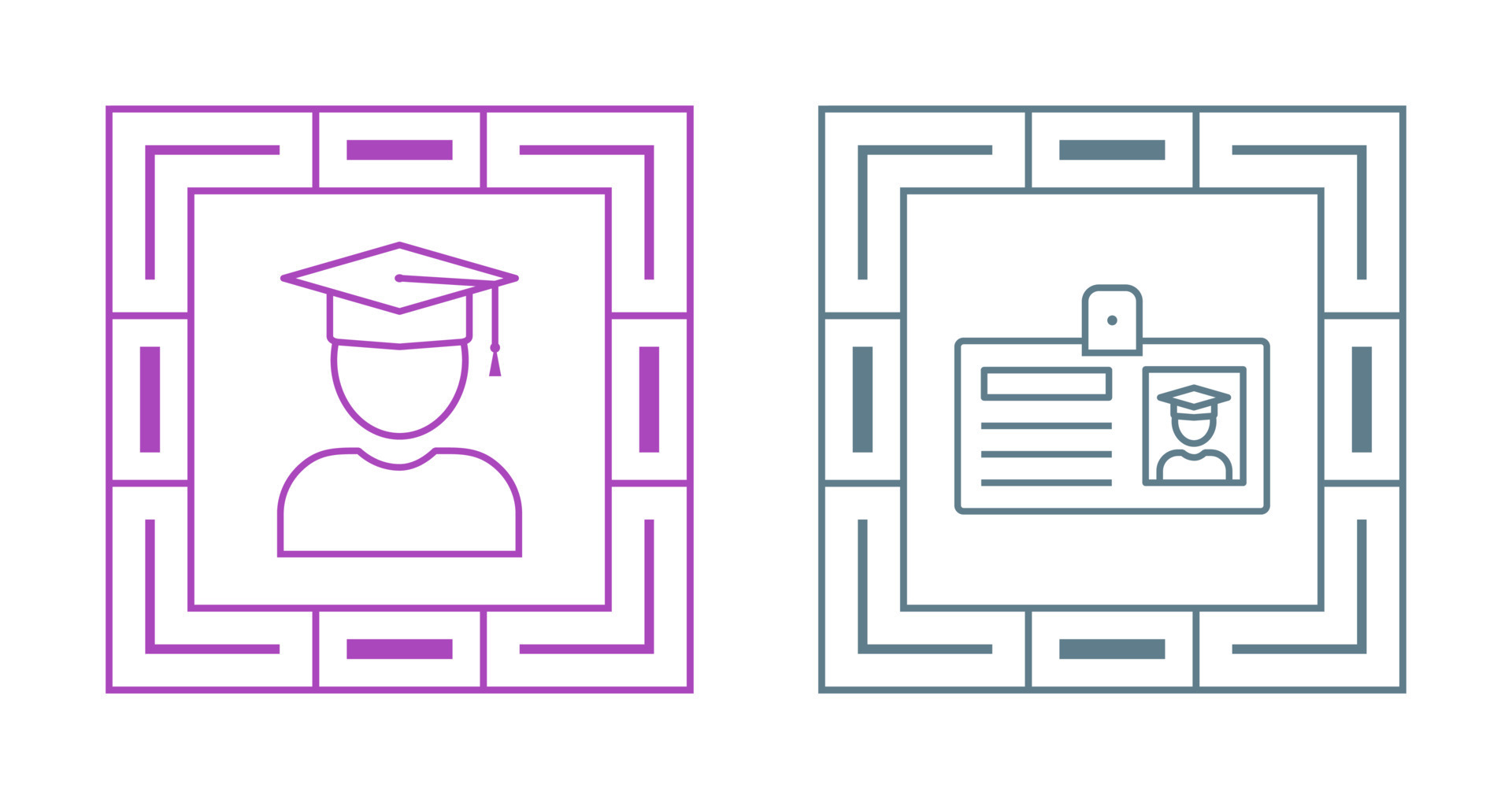 Student ID Card Vector Icon 23918893 Vector Art at Vecteezy