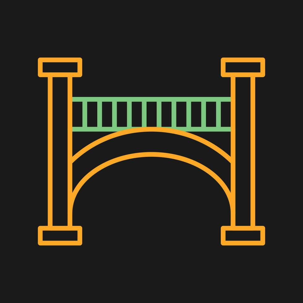 icono de vector de puente