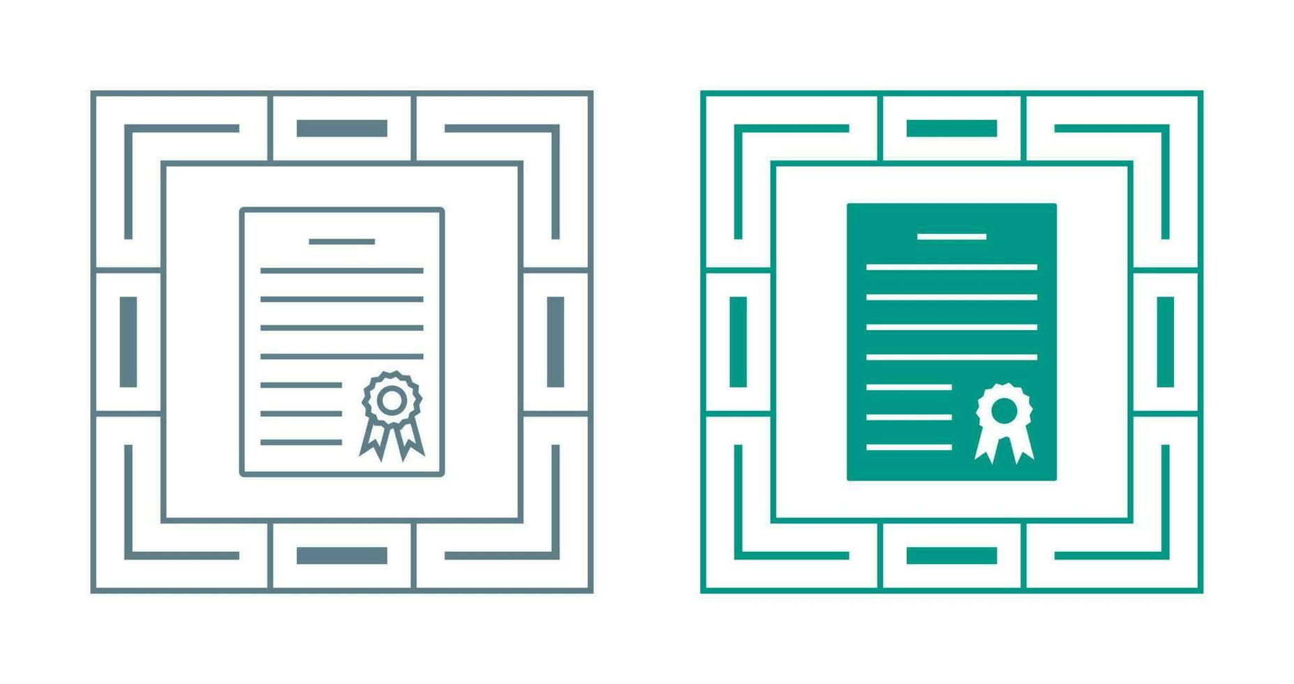 Diploma Vector Icon