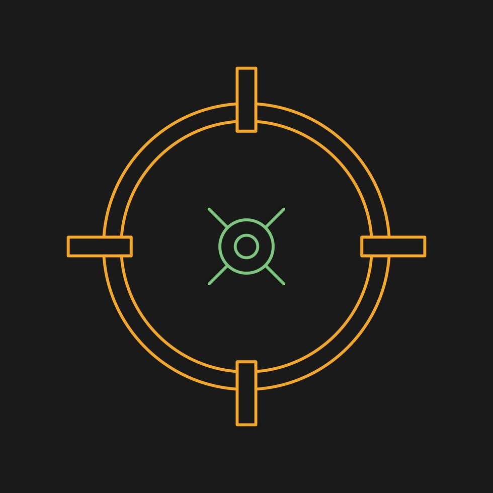 Target Location Vector Icon