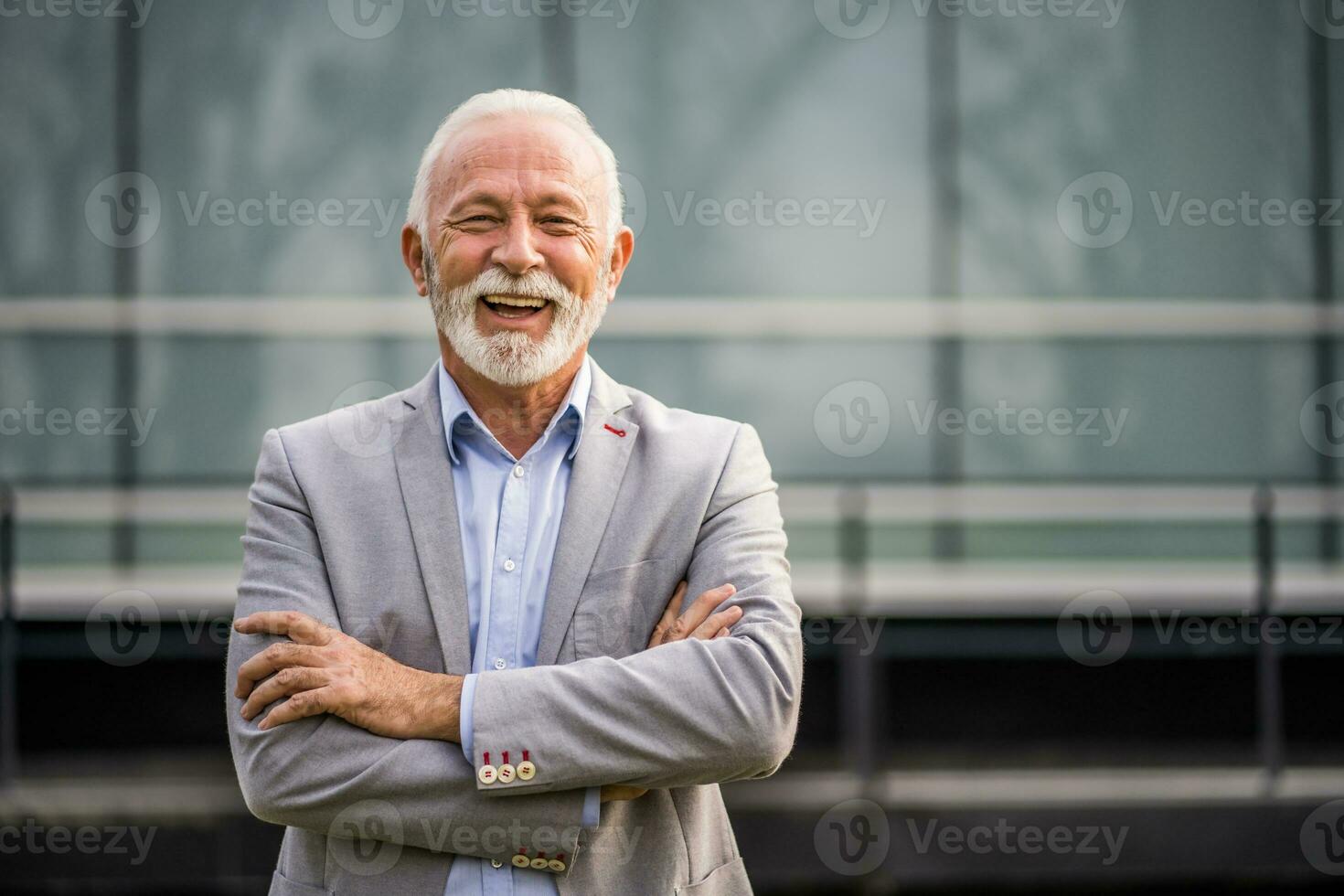 Portrait of a senior businessman photo