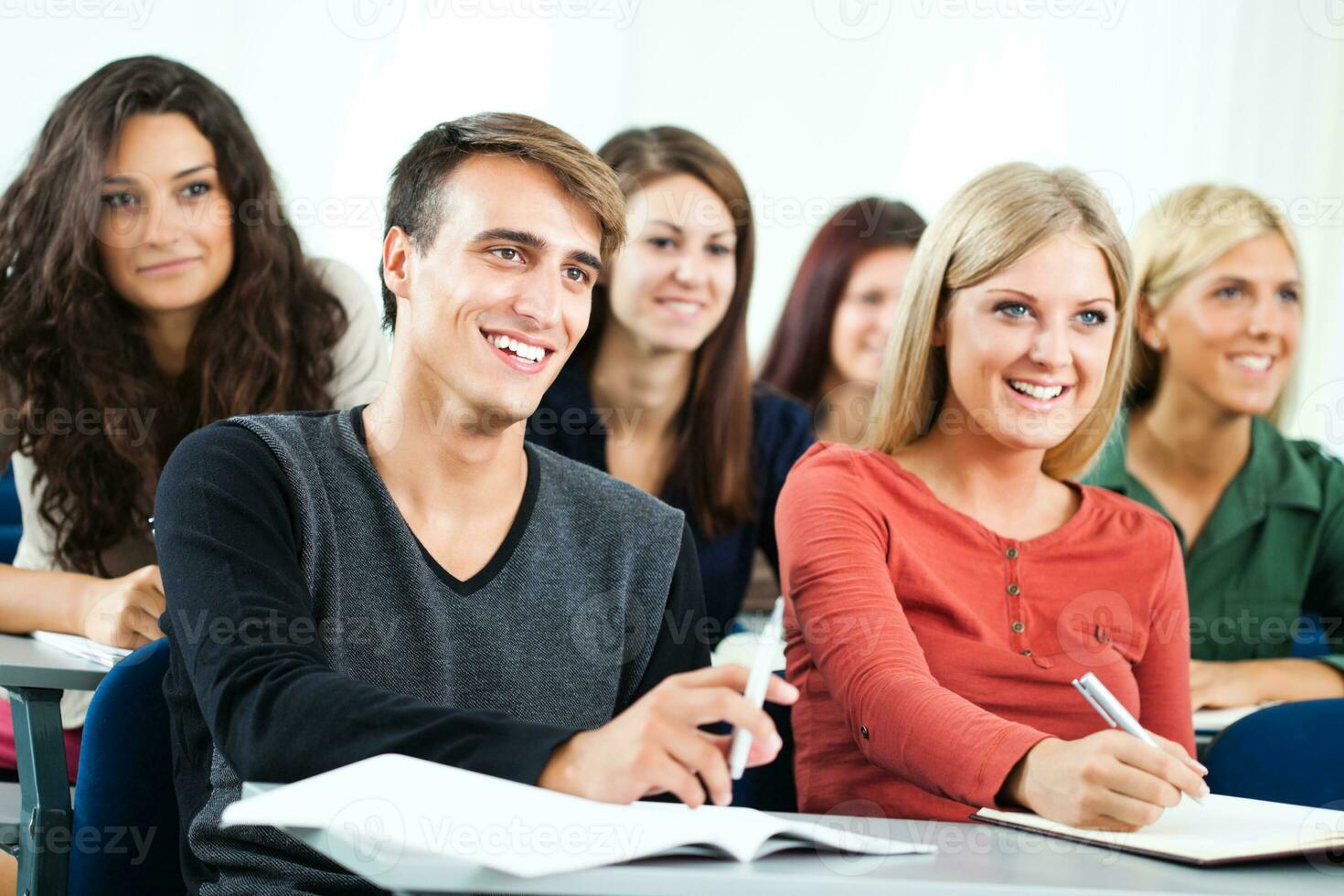 Students in a classroom photo