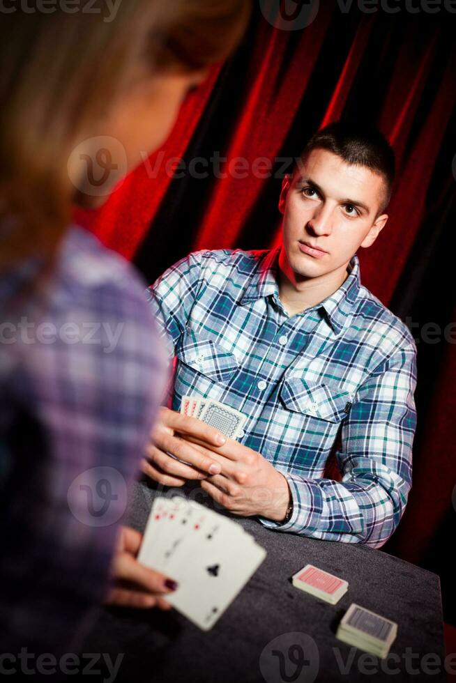 A poker game photo