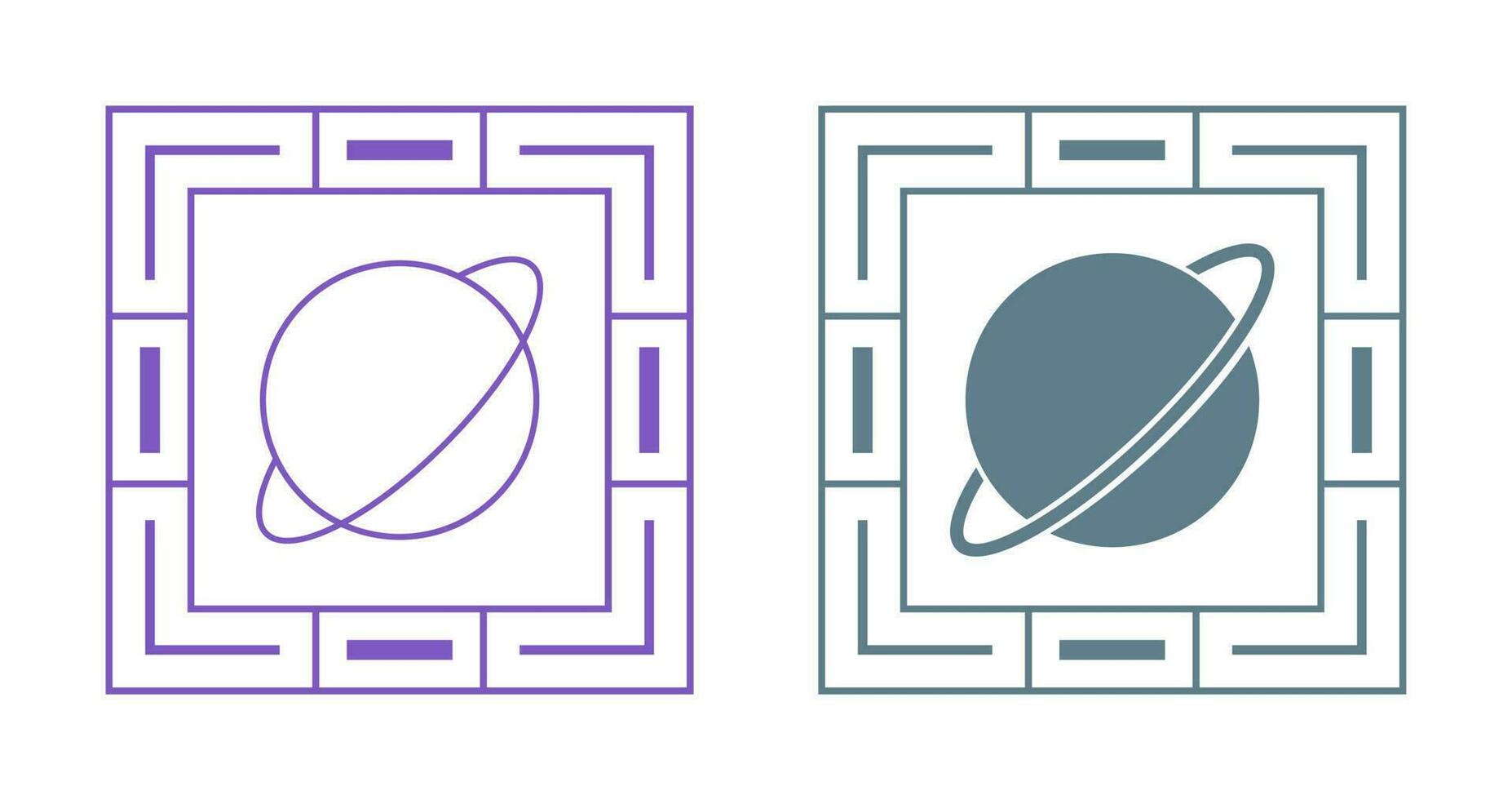 Saturn Vector Icon