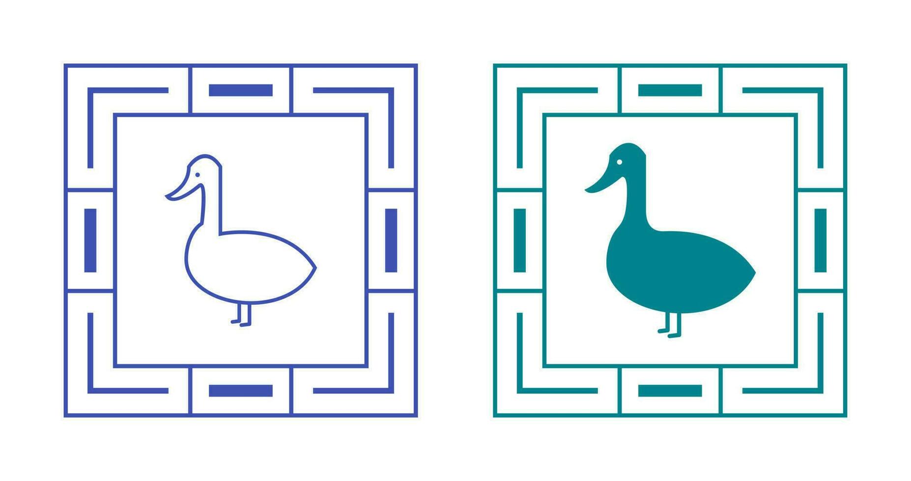 Duckling Vector Icon