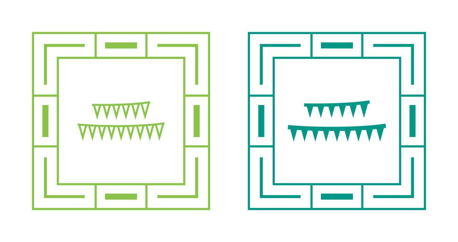 Celebration Flags Vector Icon