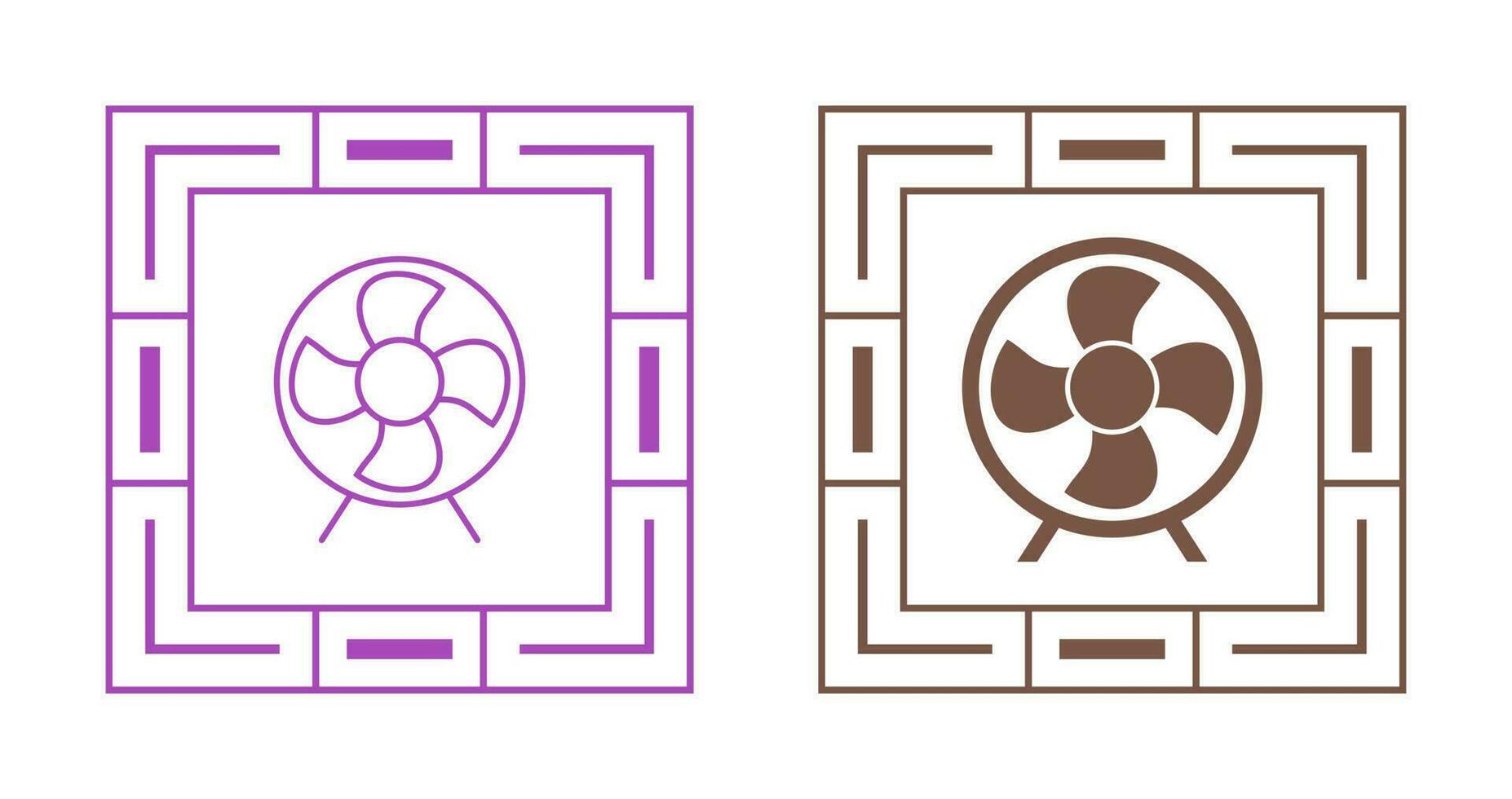 Electric Fan Vector Icon