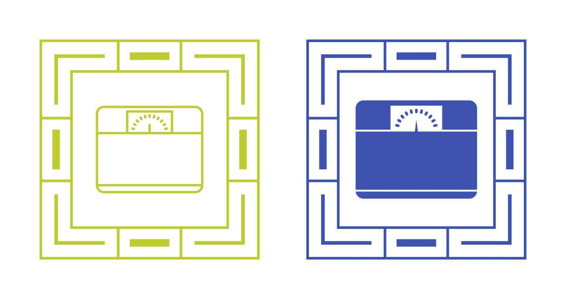 Weighing Machine Vector Icon