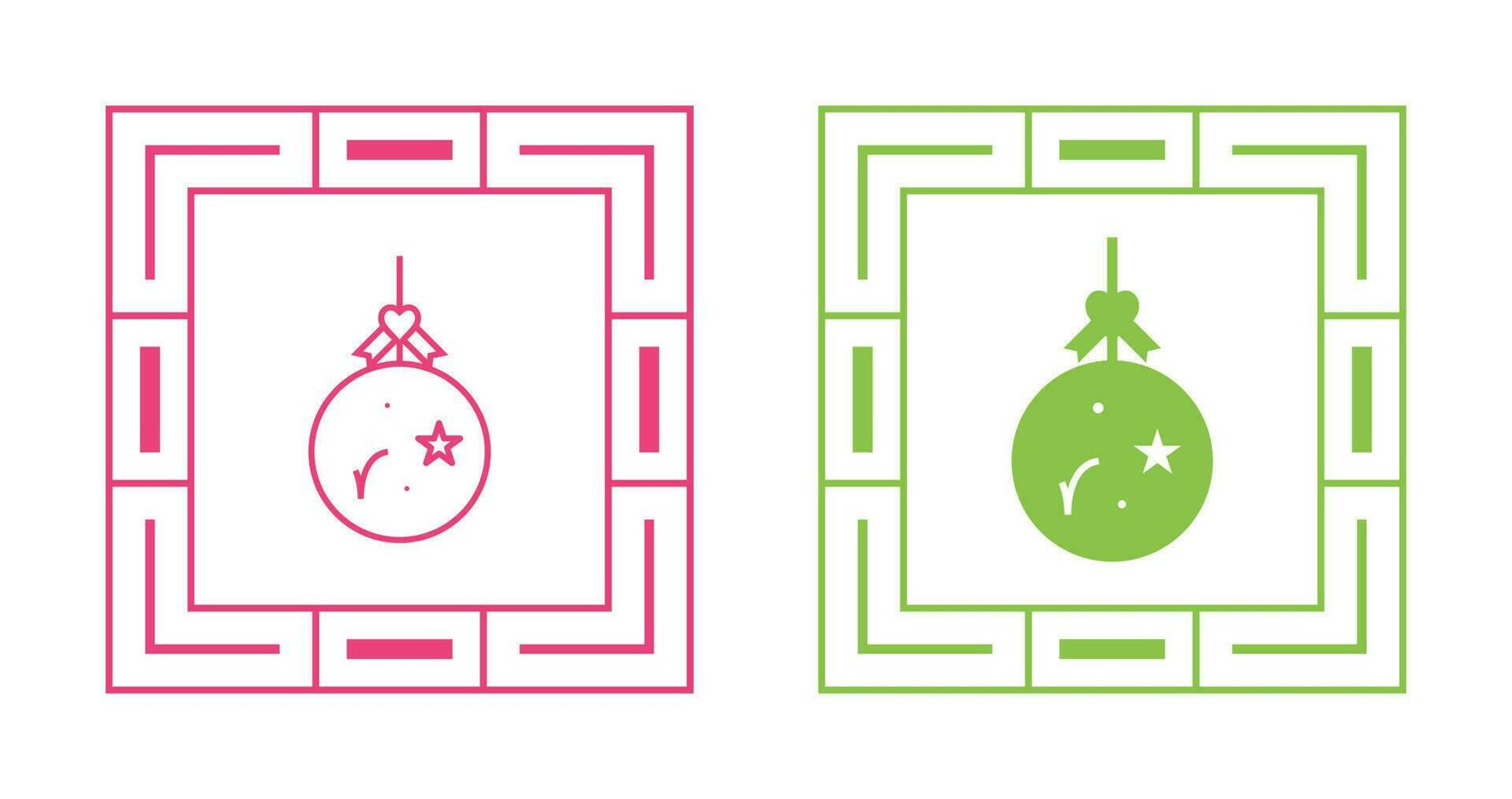 Christmas Ball Vector Icon