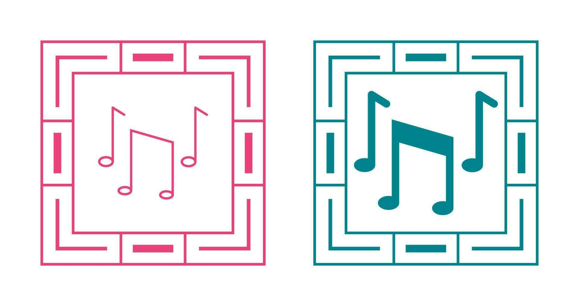 Musical Notes Vector Icon