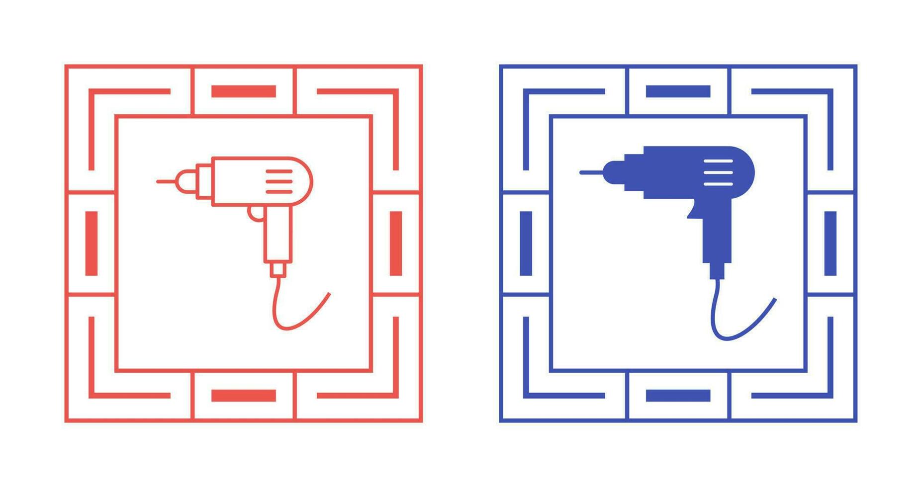 Drill Machine Vector Icon