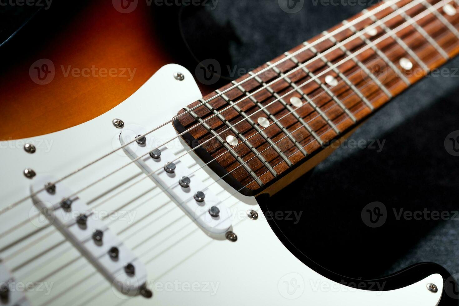 Closeup of a guitar photo