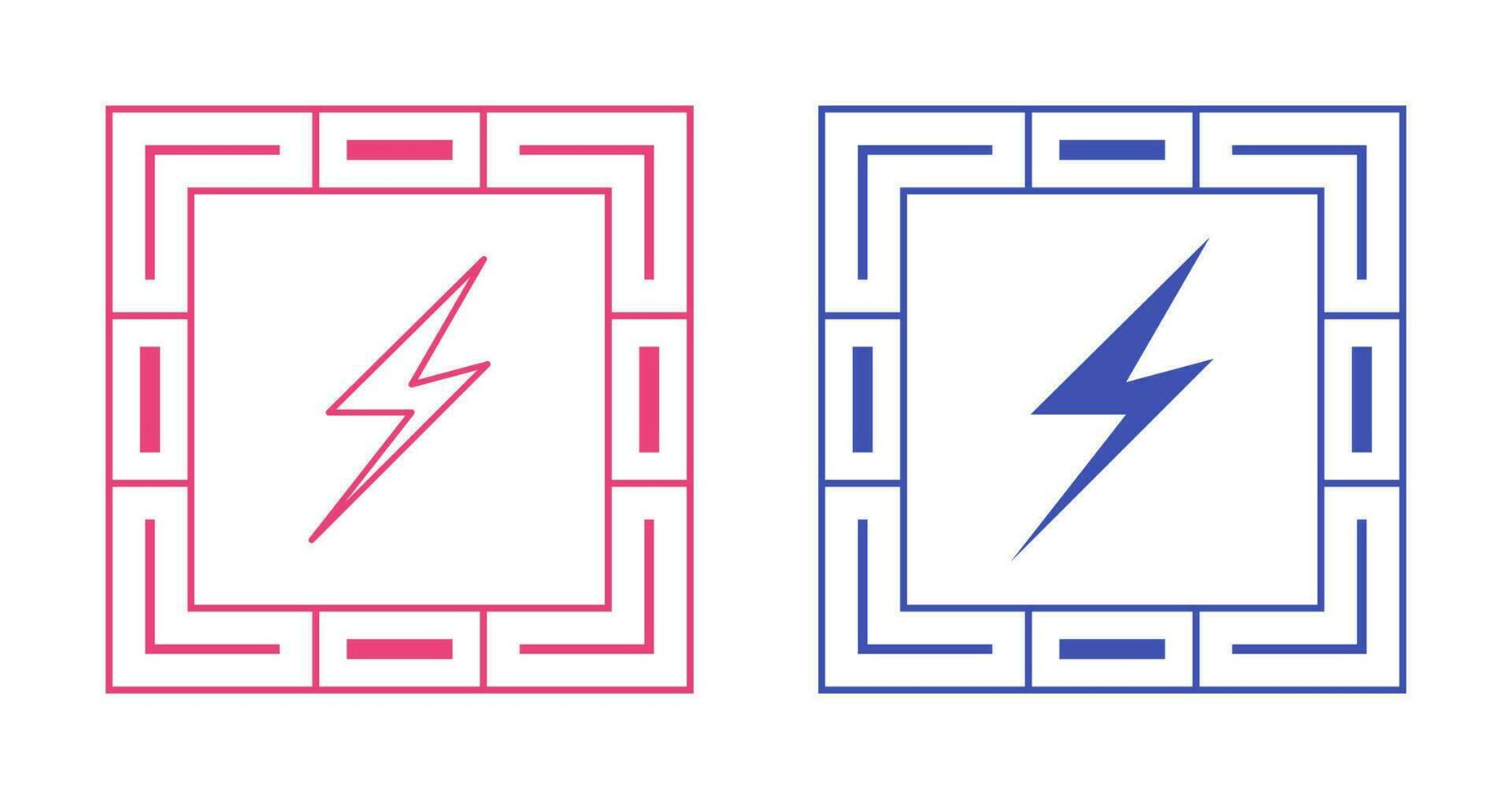 Lightening Vector Icon