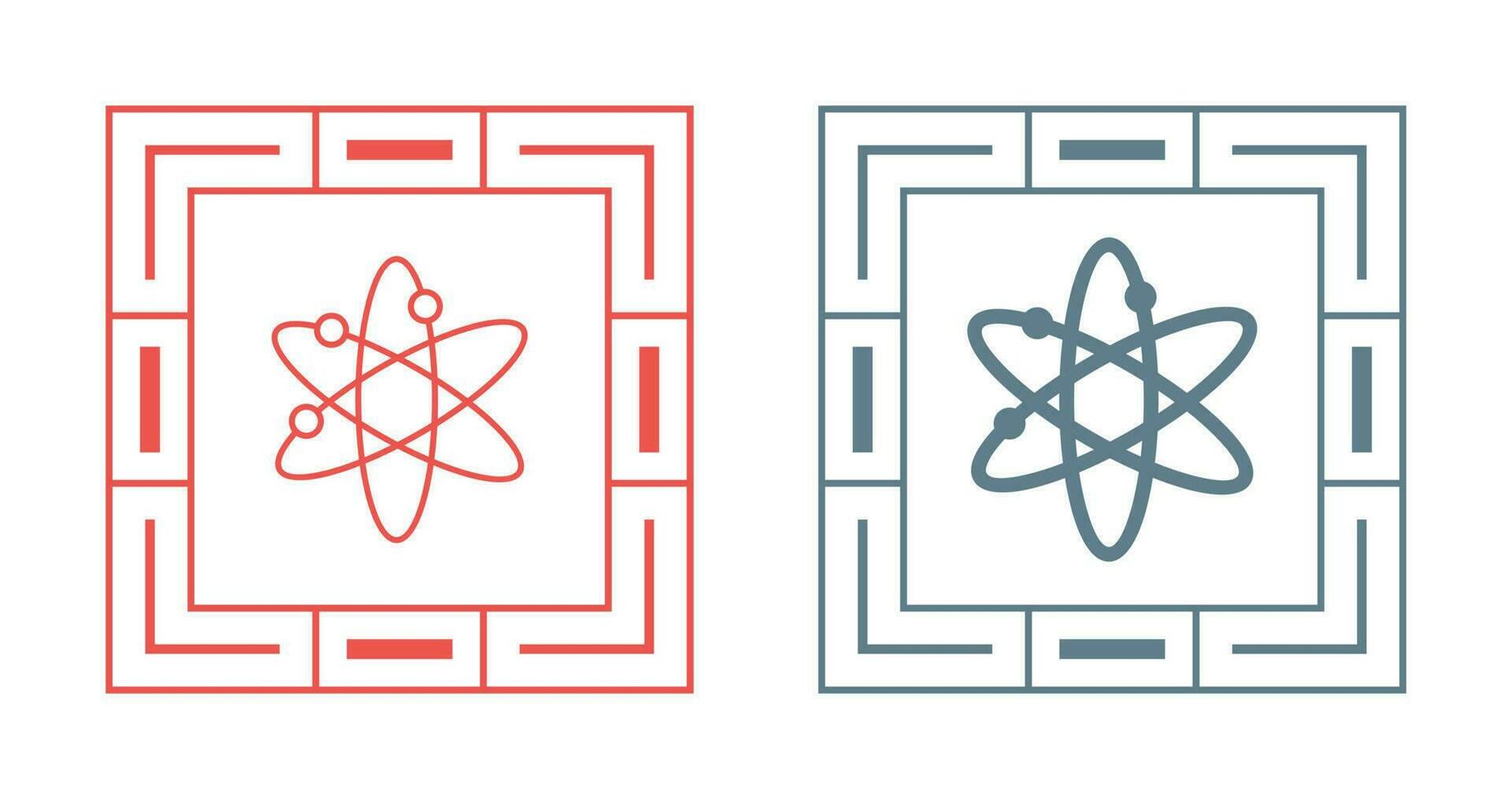 Atomic Structure Vector Icon