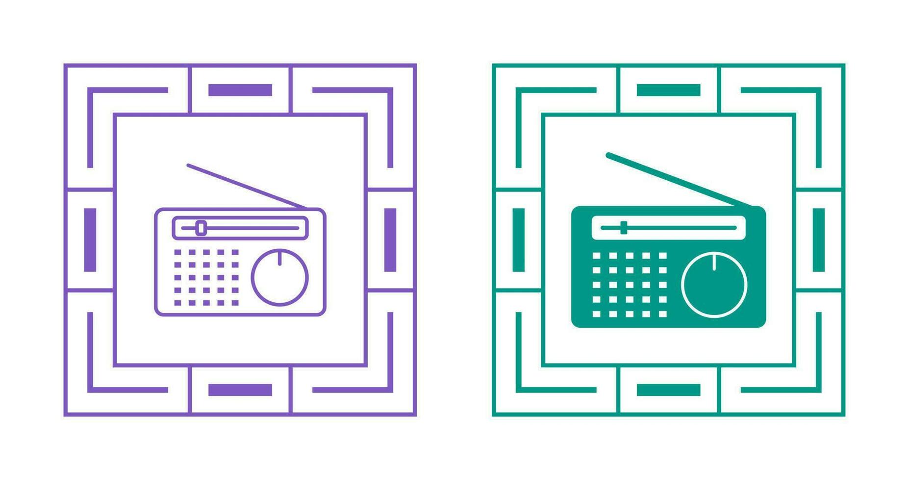 Radio Vector Icon