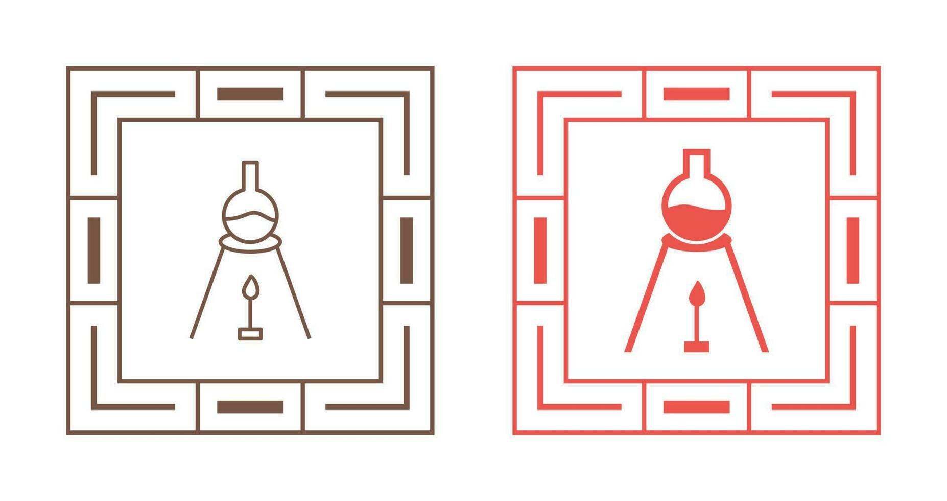 Experiment on Heat Vector Icon