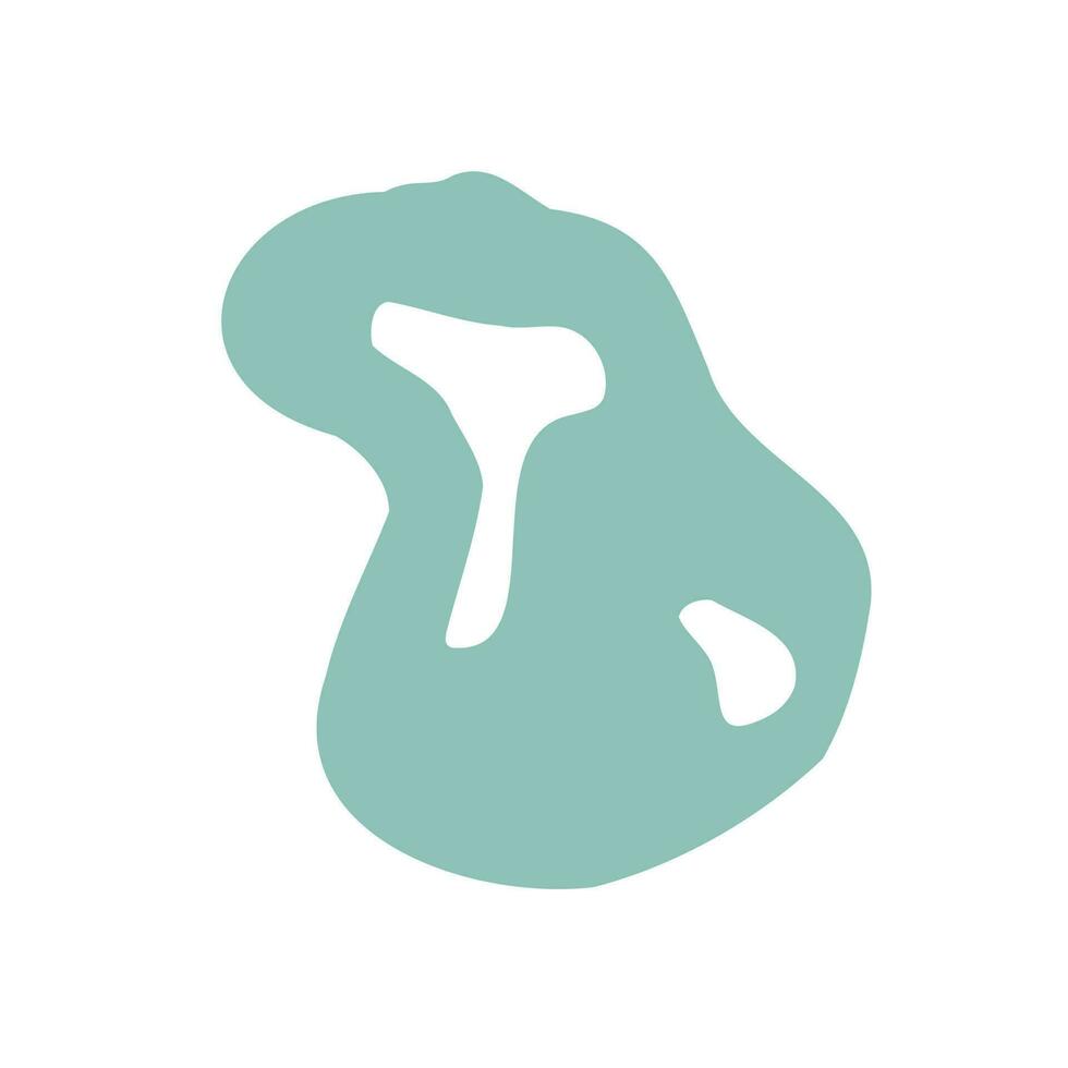 abstract stain drawn by hand. vector trend illustration