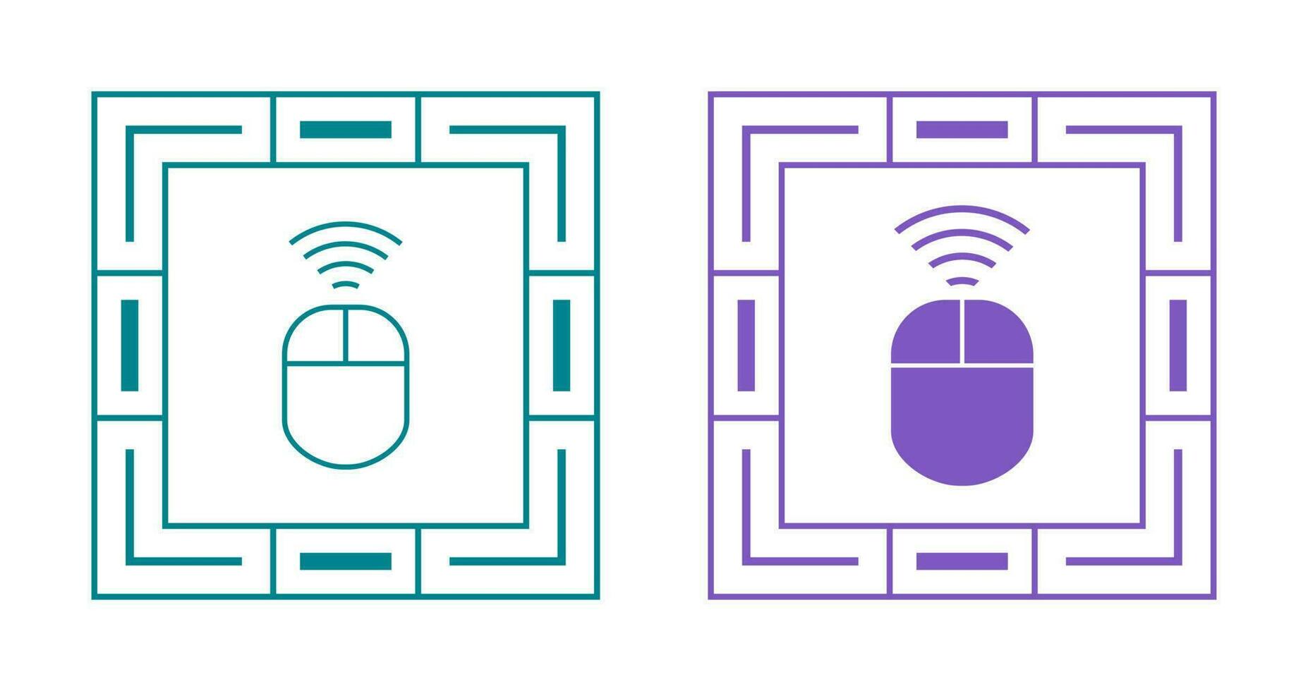 Wireless input device Vector Icon