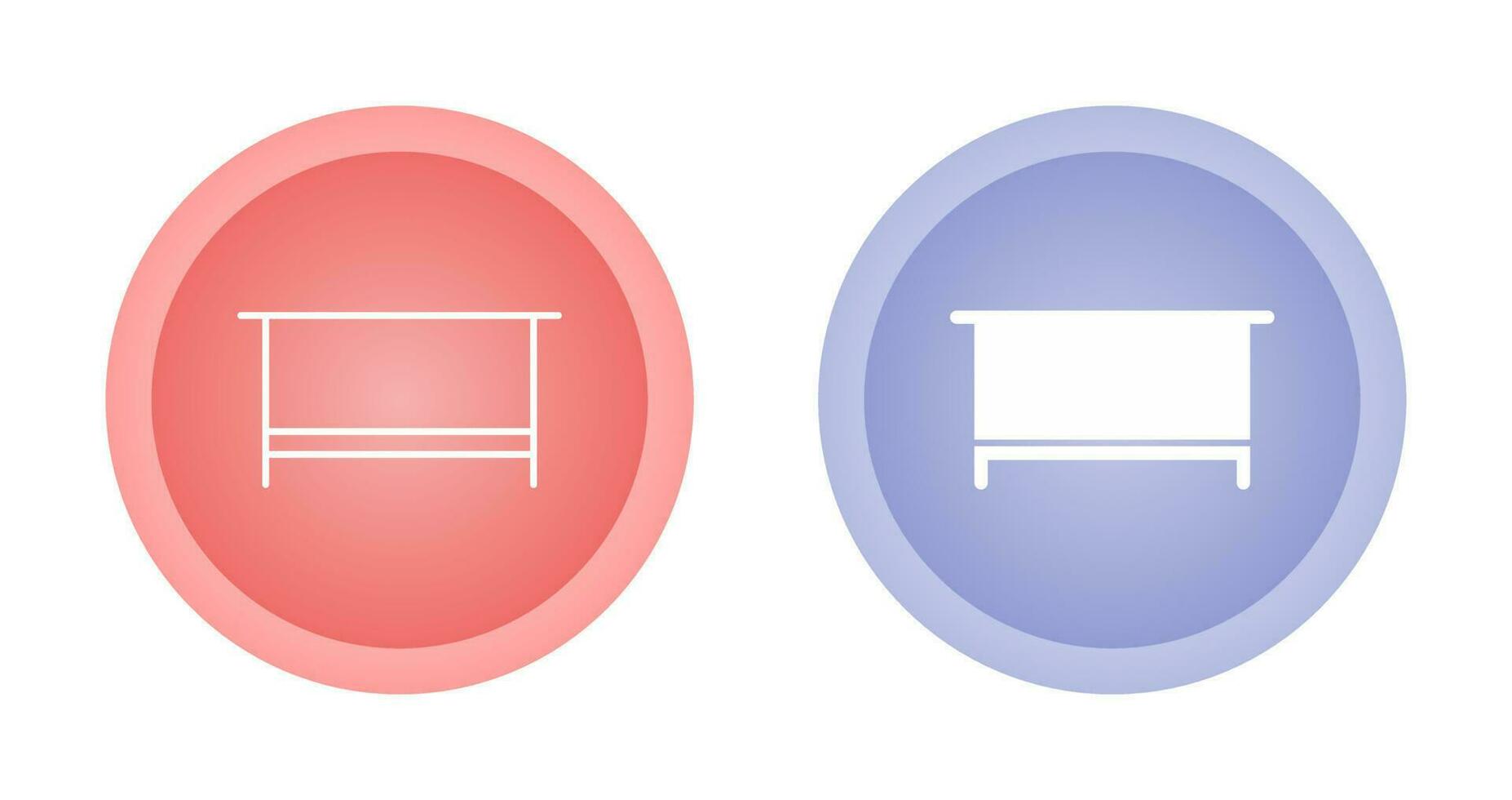 Desk Vector icon