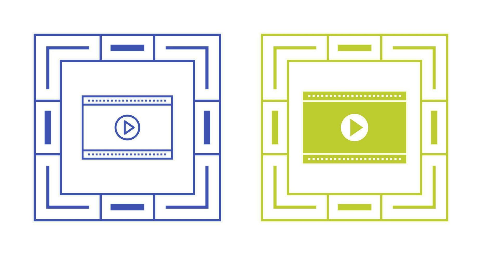 Video player Vector Icon