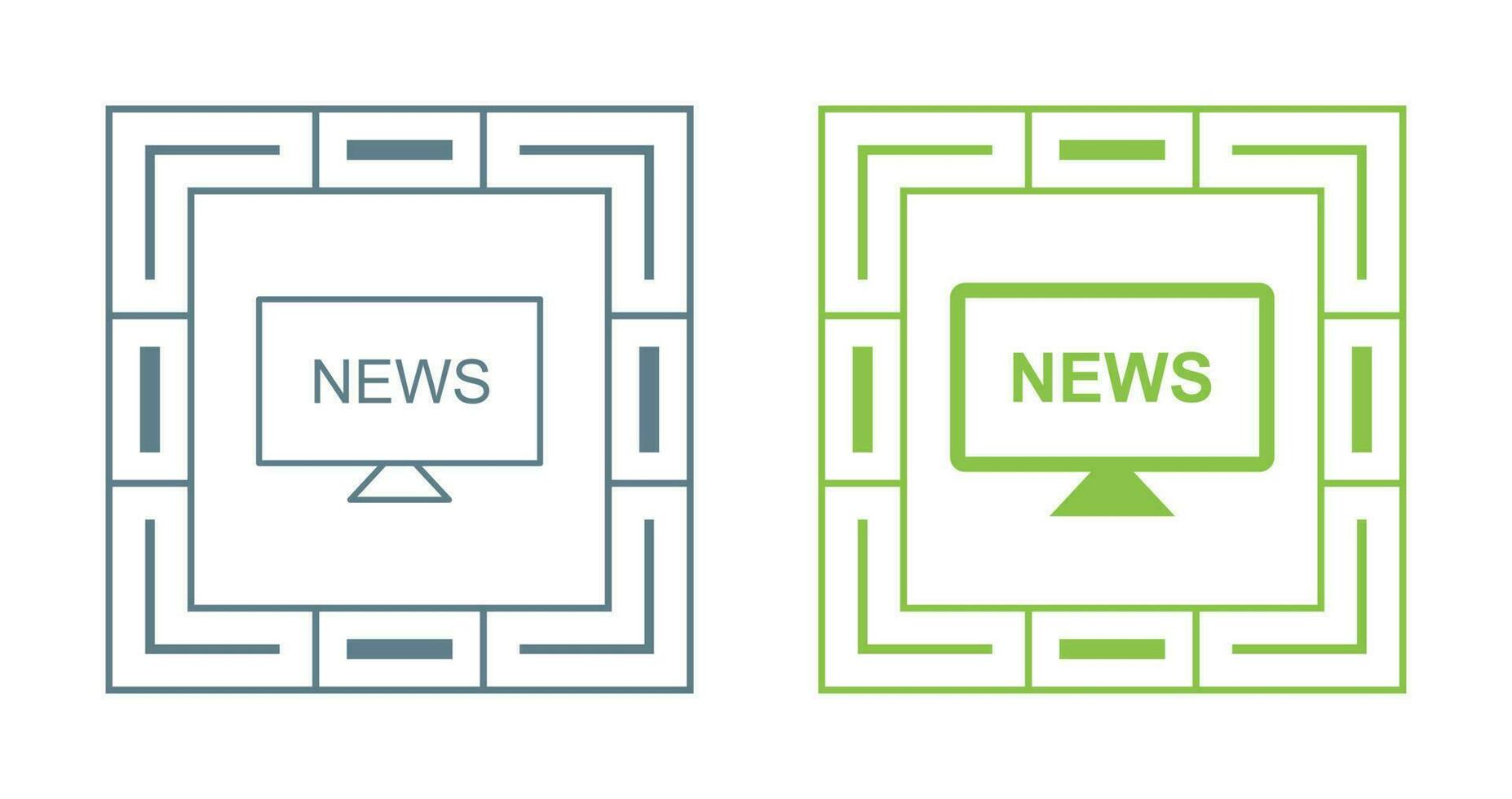 National News Vector Icon