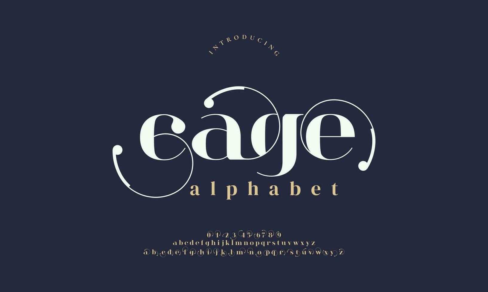 jaula elegante alfabeto letras fuente y número. clásico letras mínimo Moda diseños tipografía moderno serif fuentes decorativo Clásico diseño concepto. vector ilustración