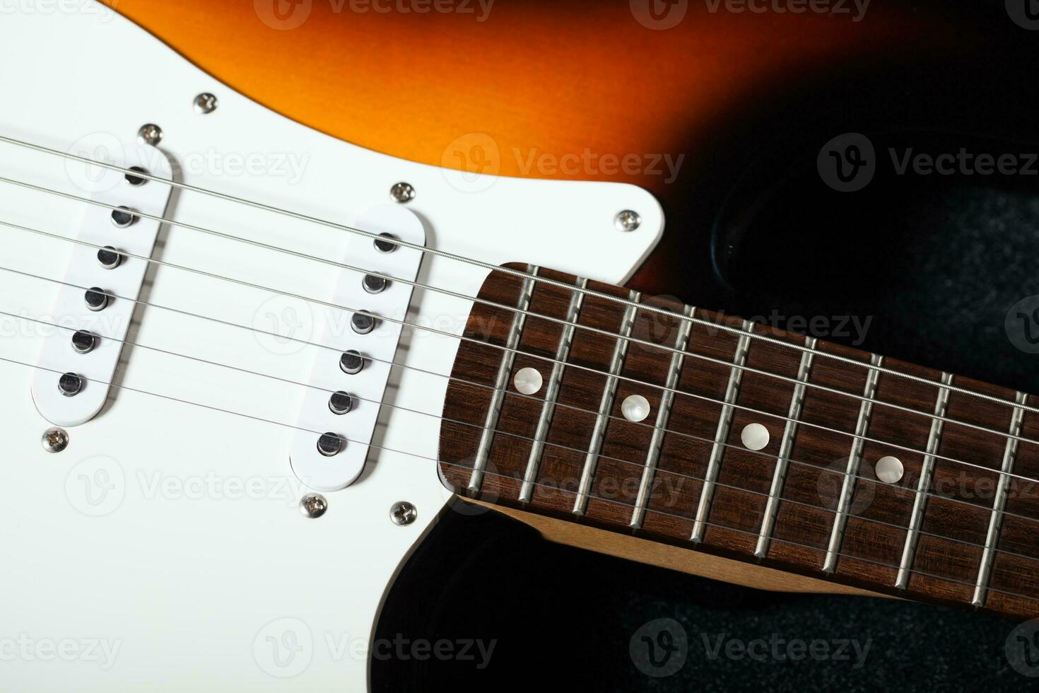 Closeup of a guitar photo