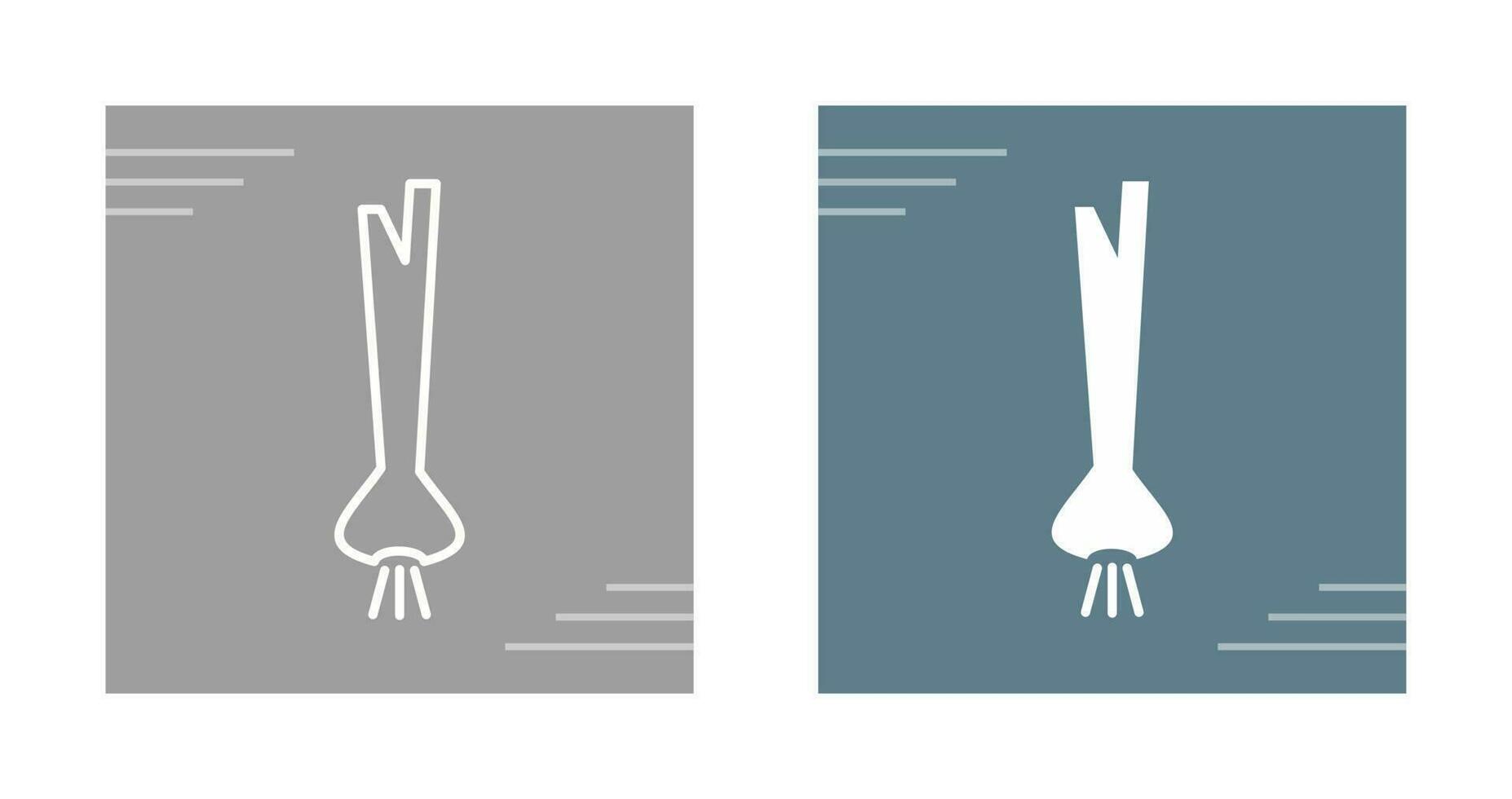 Spring Onion Vector Icon
