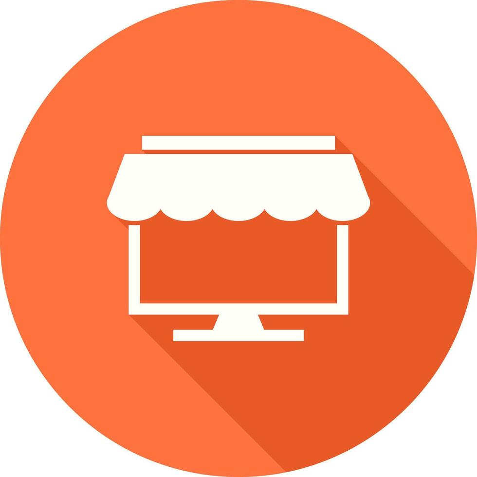 Online shopping Vector icon