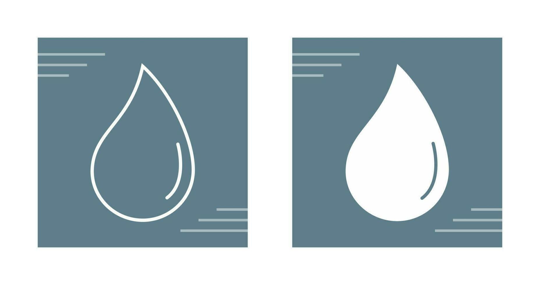 Water Droplet Vector Icon