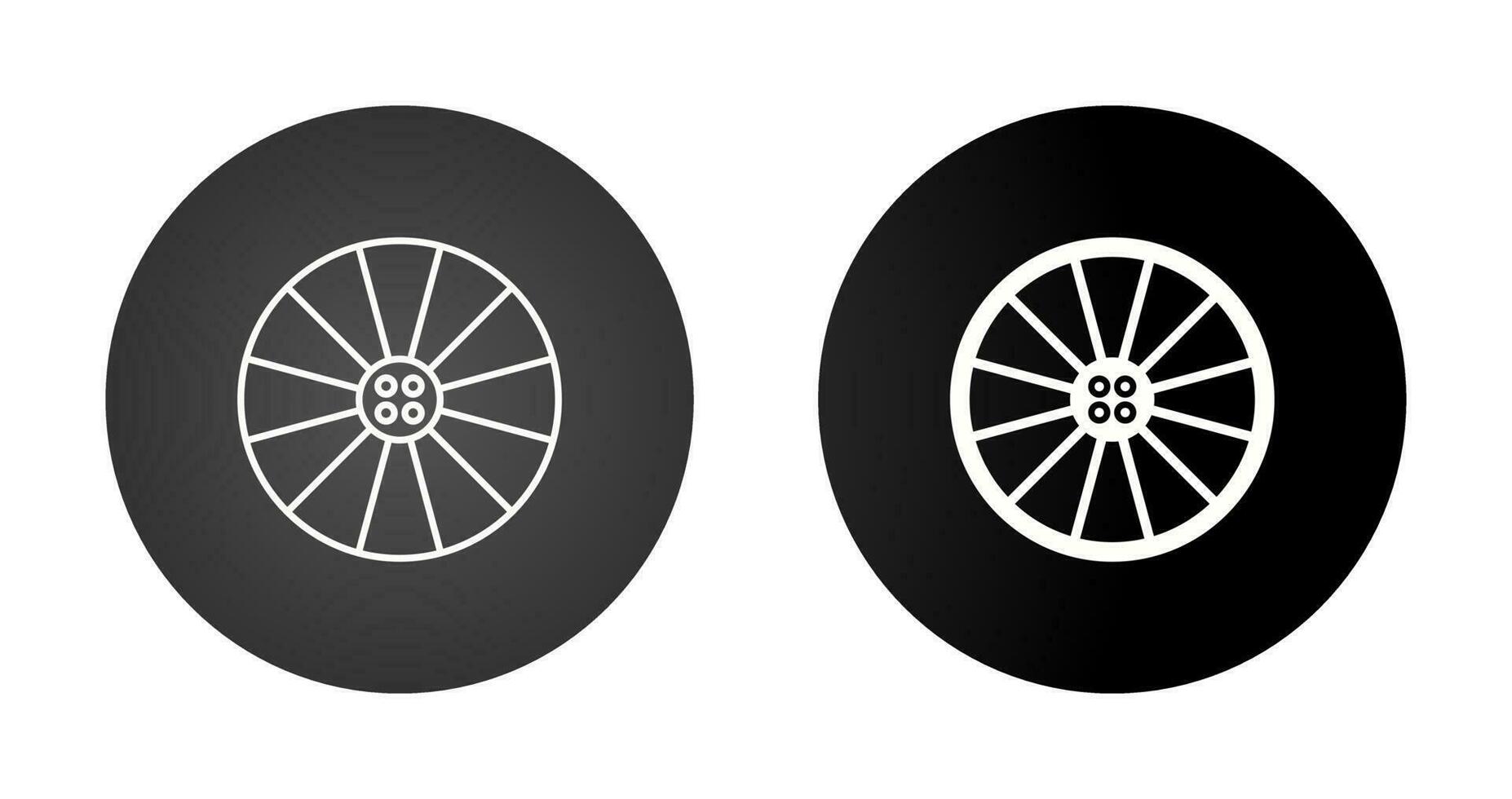 Wheel Vector Icon